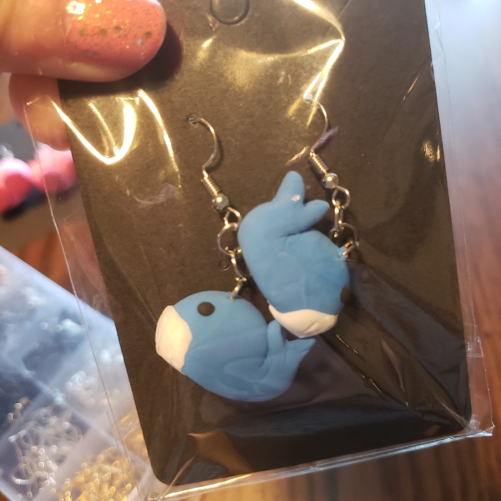 Whale of a Time Earrings